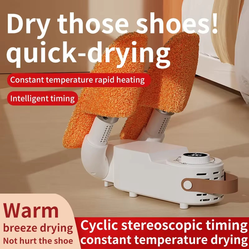 Electric Shoe Dryer Boot Warmer Shoe UV Foot Boot Dryer Eliminate Odor Fast Drying Boot Deodorizer Socks Dryer