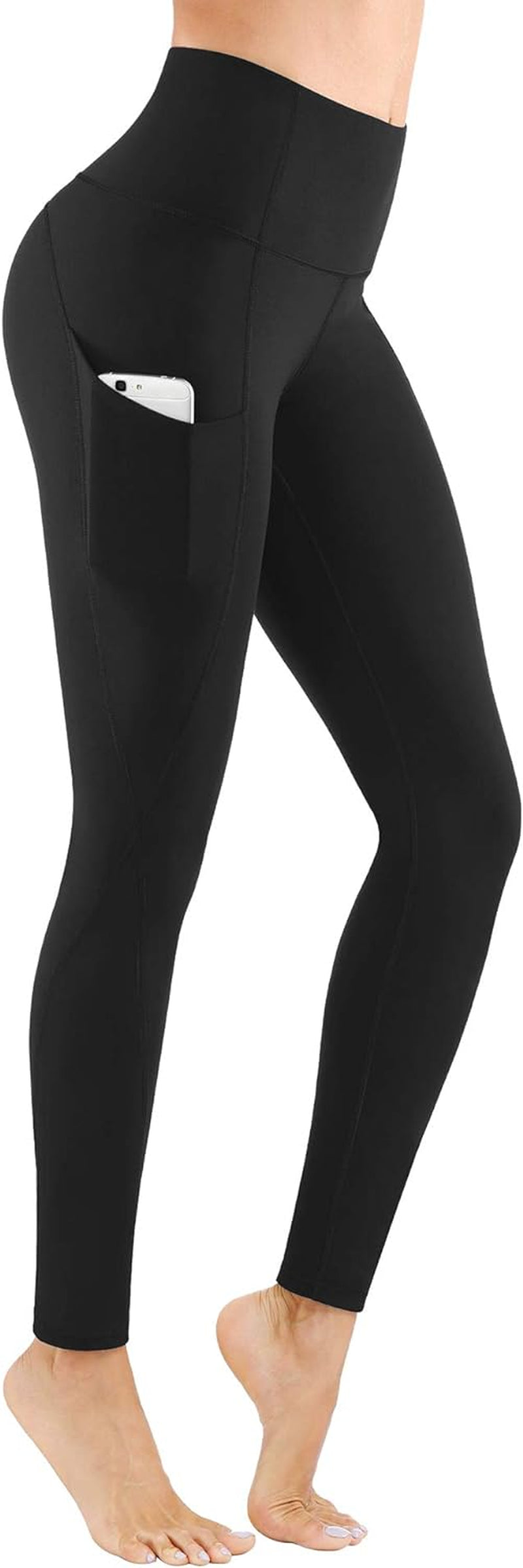 High Waist Yoga Pants Women with Pockets, Leggings for Women Tummy Control, Workout Leggings