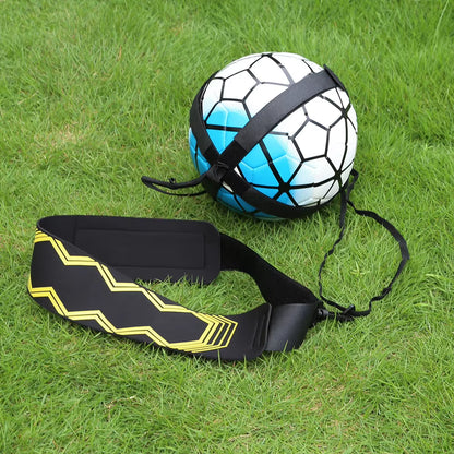 Football Kick Trainer Adjustable Soccer Training Elastic Belt Solo Soccer Ball Juggle Bag Auxiliary Football Training Equipment