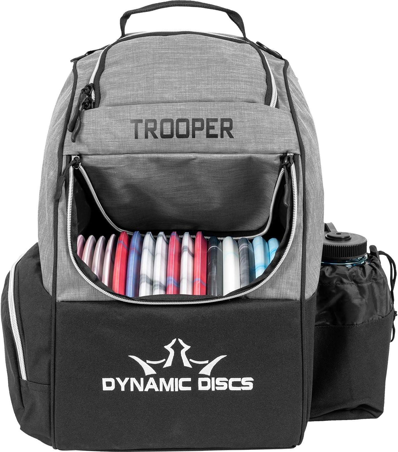 Trooper Disc Golf Bag | Large Frisbee Bags with 18+ Discs Capacity | Lightweight & Durable Backpack | Great Gifts or Disc Golf Accessories for Men | Ideal for Beginners & Pro Players