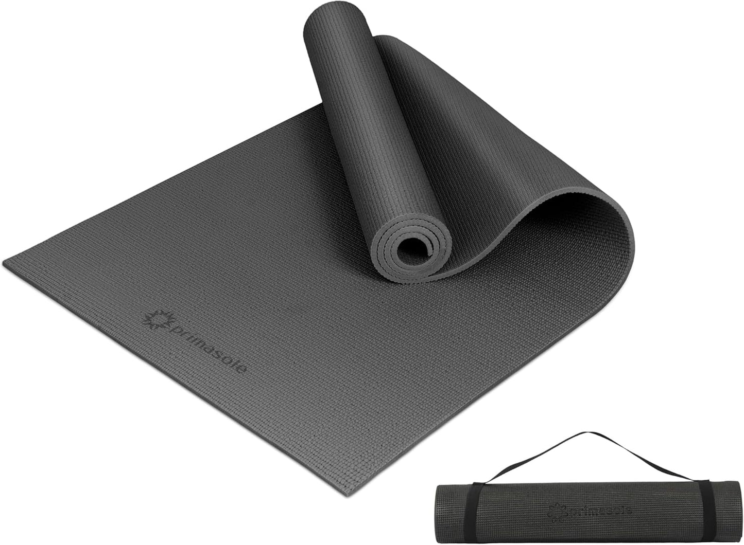 Yoga Mat with Carry Strap for Yoga Pilates Fitness and Floor Workout at Home and Gym Non-Slip 9 Colors