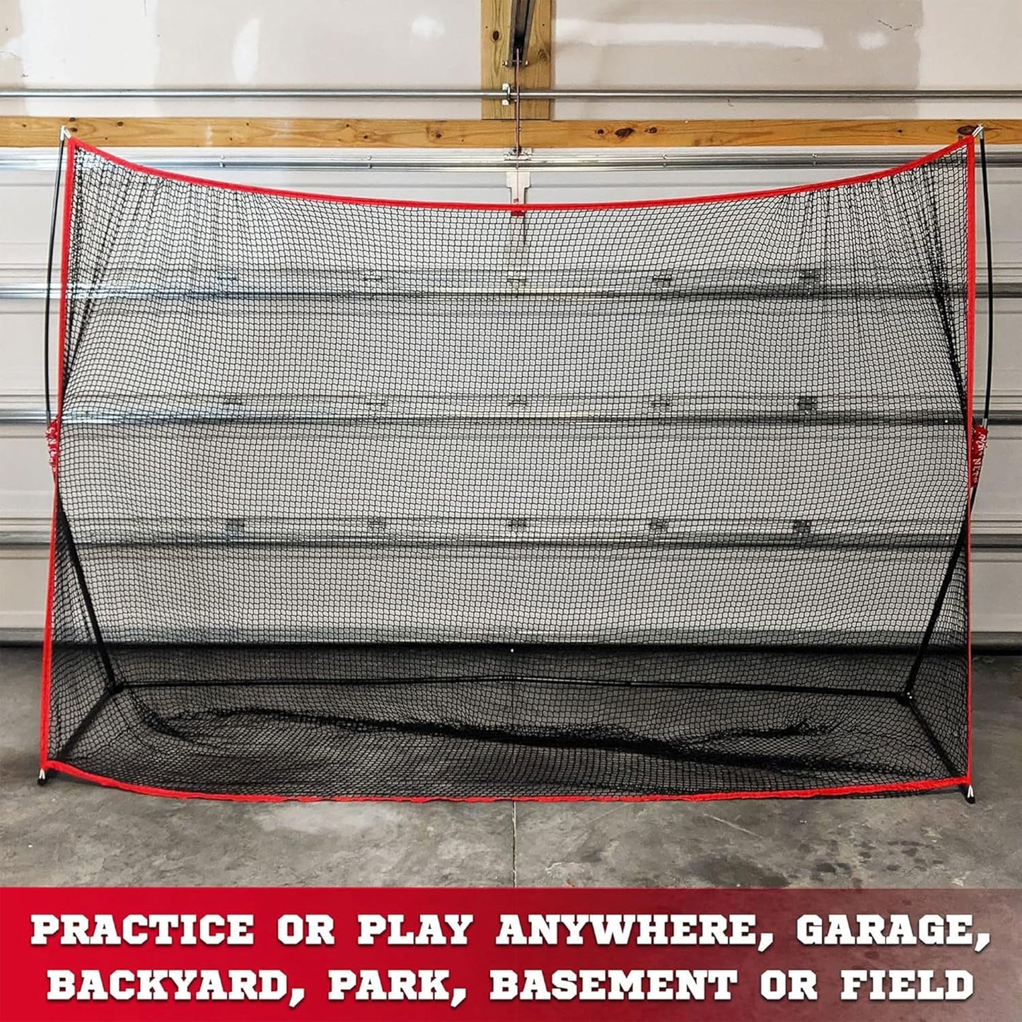 Heavy Duty Golf Net 10X7 Feet Hitting Area - Backyard Driving or Indoor Garage Practice - Perfect Equipment for Any Golfer