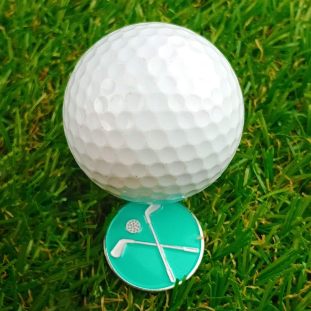 Golf Ball Markers with Hat Clips Value Sets for Men Women Golfer, Removable Attaches Easily to Golf Cap Premium Gifts