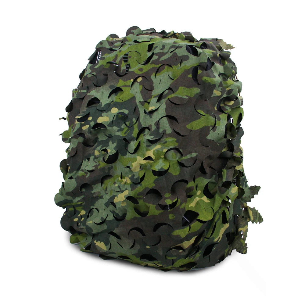 3D Camo Net Tactical Backpack Cover Laser Cut Camouflage Pack Rucksack Cover Scrim Hunting Bag Accessories CS Wargame