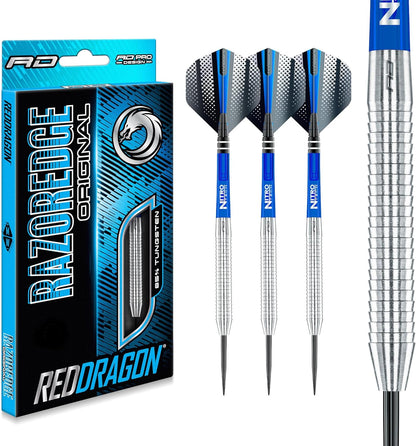 Razor Edge Original 28G Tungsten Darts with Flights and Stems