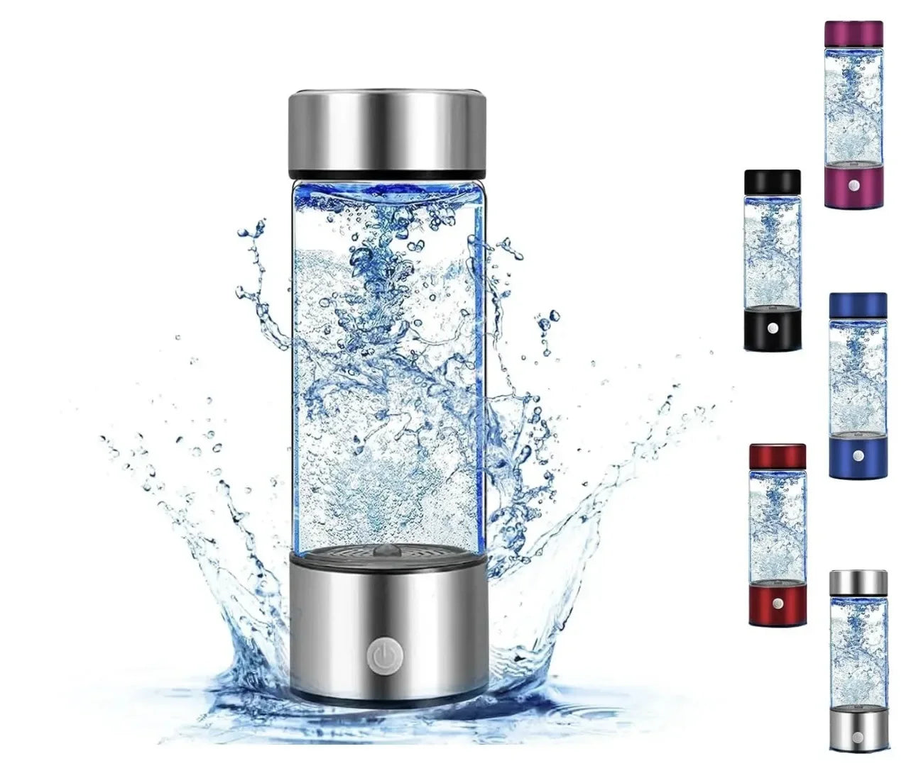 Purify Hydrogen Water Bottle Generator,Rechargeable Hydrogen Water Bottle with SPE/PEM Technology