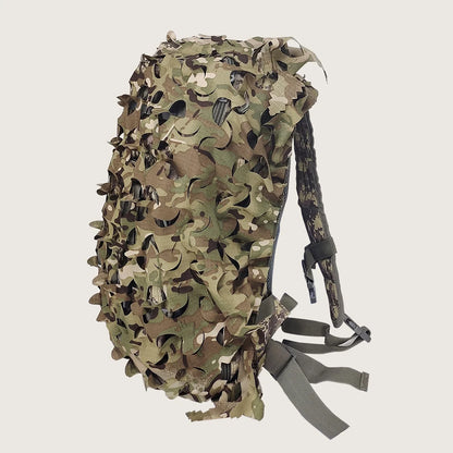 3D Camo Net Tactical Backpack Cover Laser Cut Camouflage Pack Rucksack Cover Scrim Hunting Bag Accessories CS Wargame