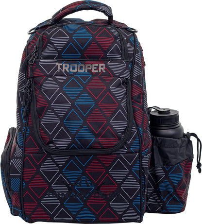 Trooper Disc Golf Bag | Large Frisbee Bags with 18+ Discs Capacity | Lightweight & Durable Backpack | Great Gifts or Disc Golf Accessories for Men | Ideal for Beginners & Pro Players