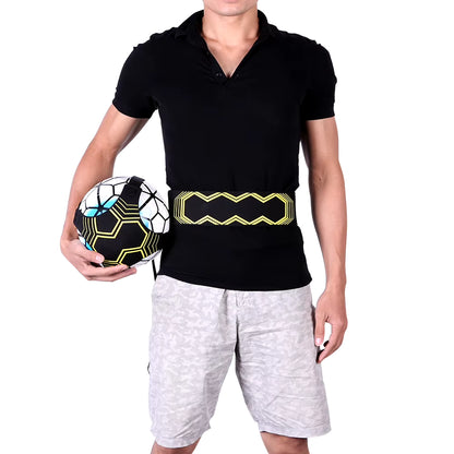 Football Kick Trainer Adjustable Soccer Training Elastic Belt Solo Soccer Ball Juggle Bag Auxiliary Football Training Equipment